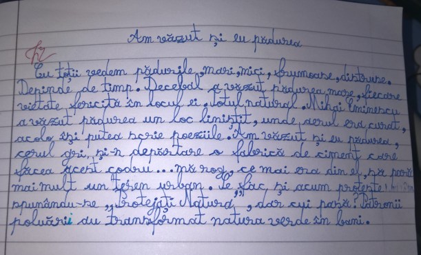 Am vazut si eu padurea